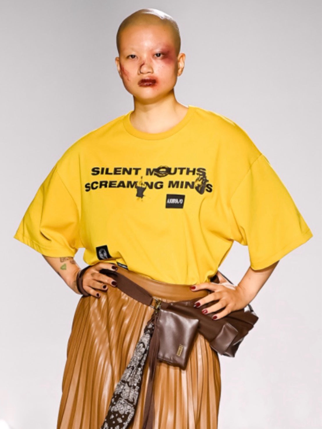 【AJOBYAJO】SMSM Slogan T-Shirt
