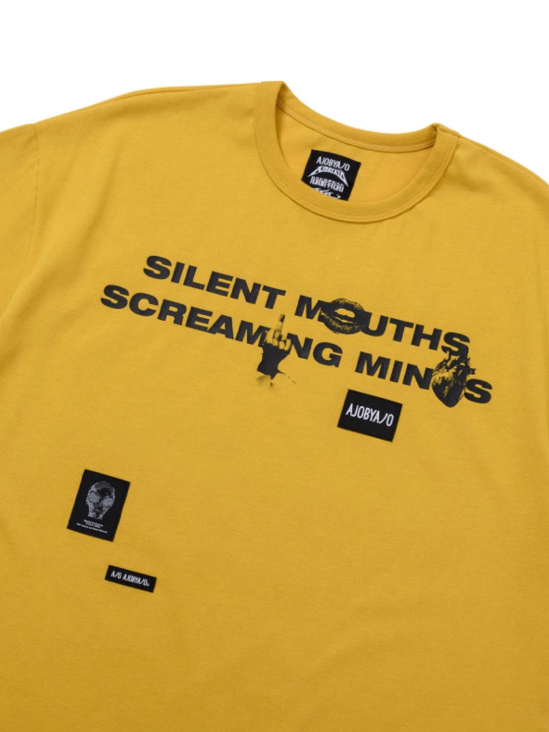 AJOBYAJO】SMSM Slogan T-Shirt – PRESSING WEB SHOP