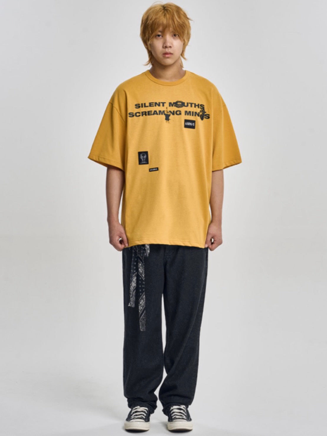 【AJOBYAJO】SMSM Slogan T-Shirt