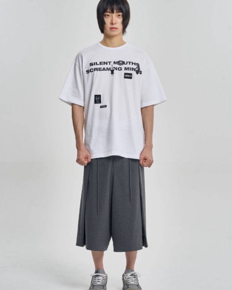 【AJOBYAJO】SMSM Slogan T-Shirt