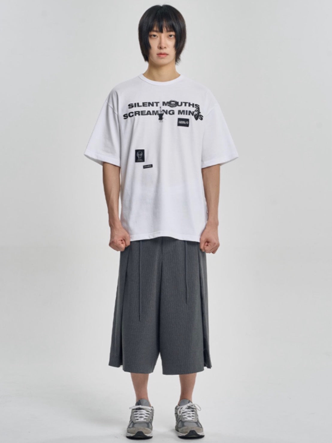 【AJOBYAJO】SMSM Slogan T-Shirt