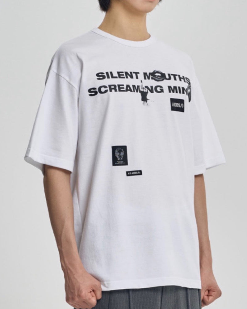 【AJOBYAJO】SMSM Slogan T-Shirt
