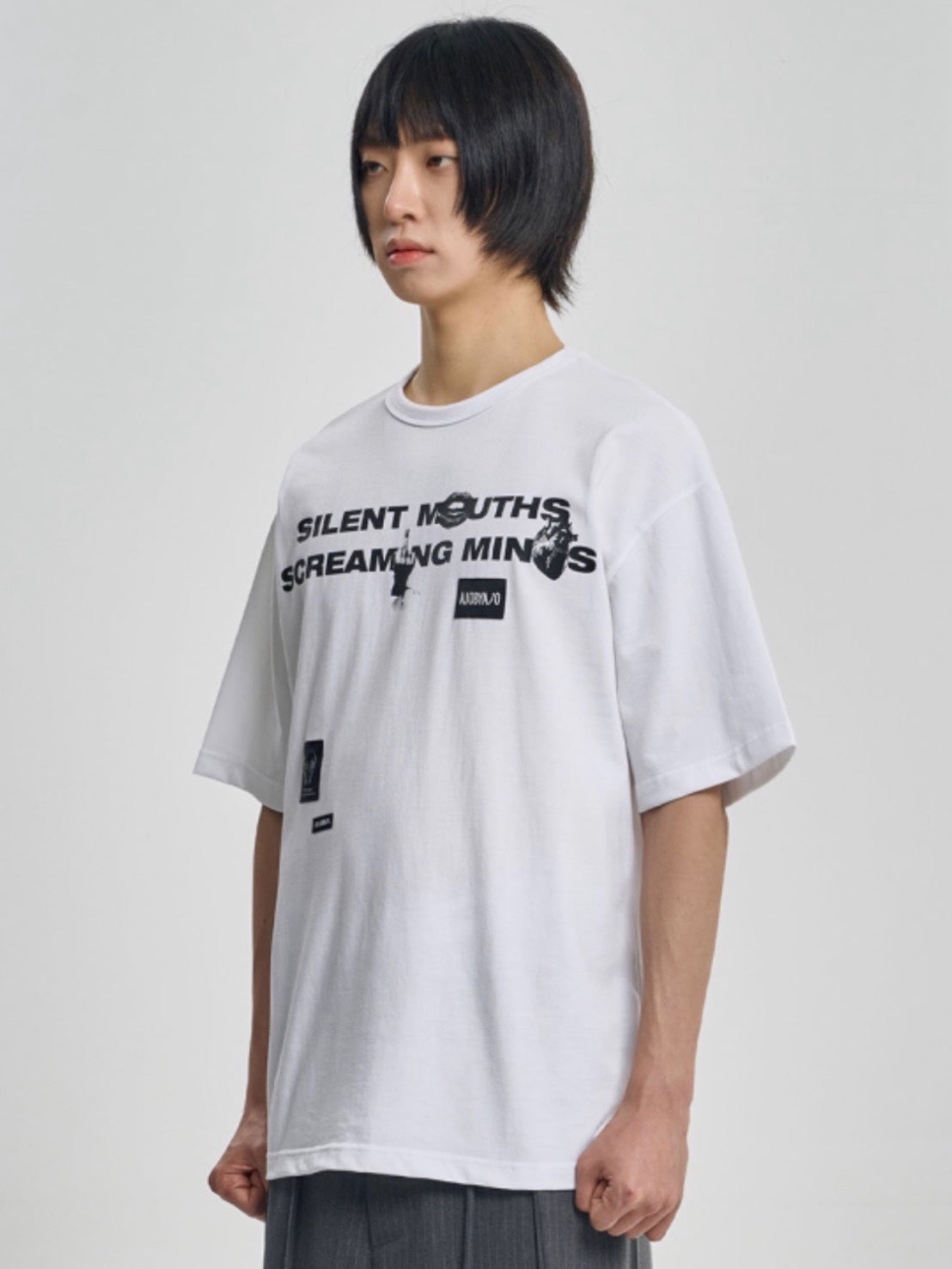 【AJOBYAJO】SMSM Slogan T-Shirt