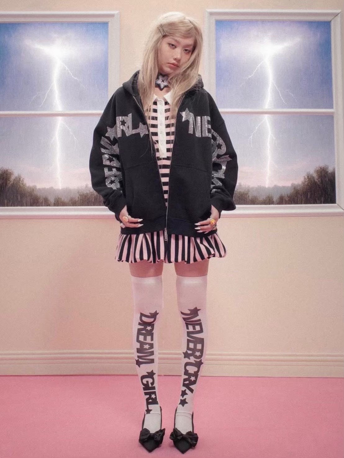 【Unopened gift】dreamgirl never cry hoodie
