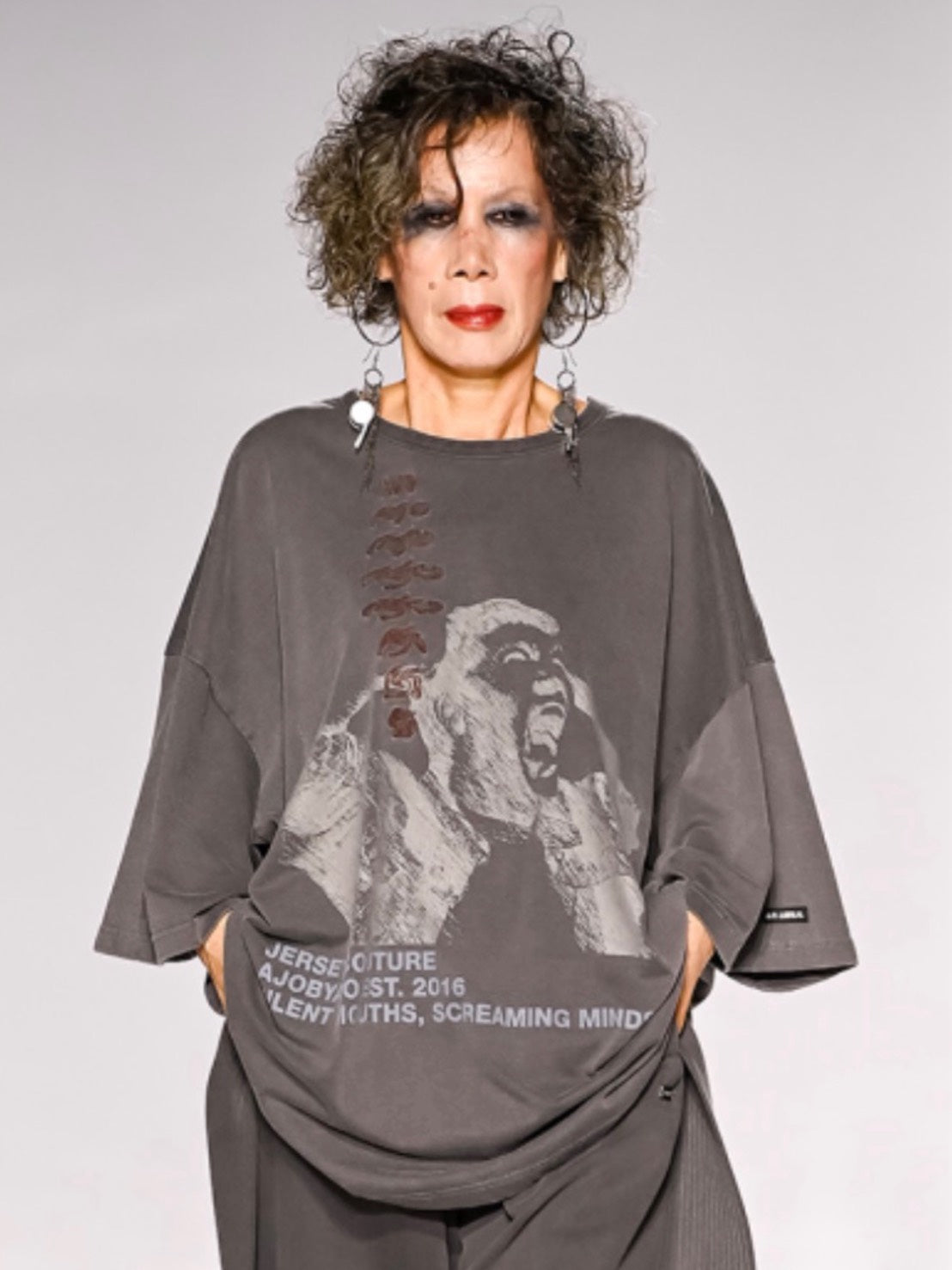 【AJOBYAJO】Soundless Wailing Wide T-Shirt