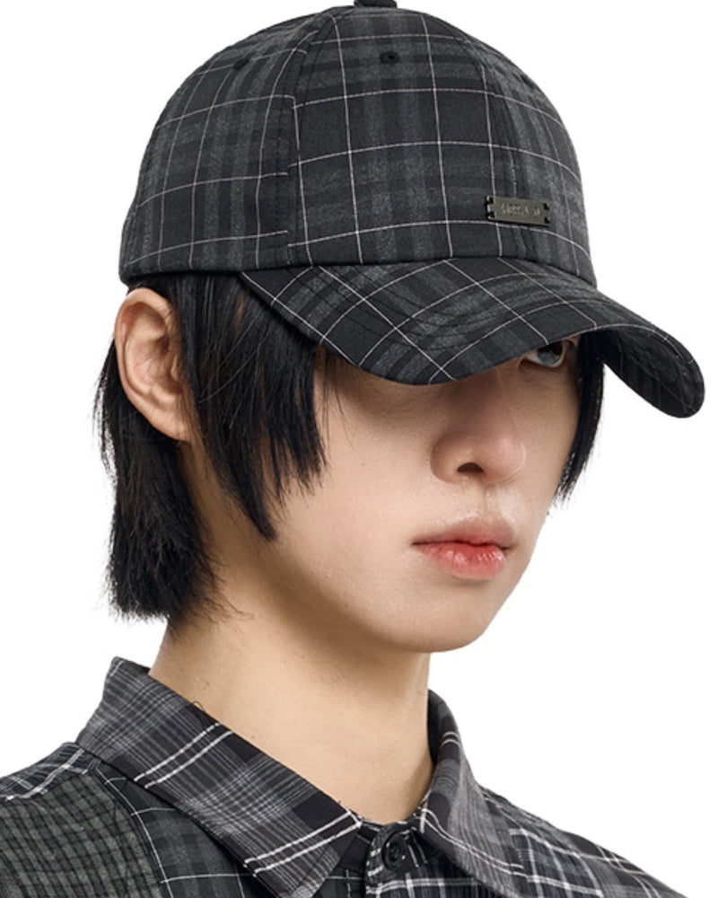 【AJOBYAJO】Check Baseball Cap