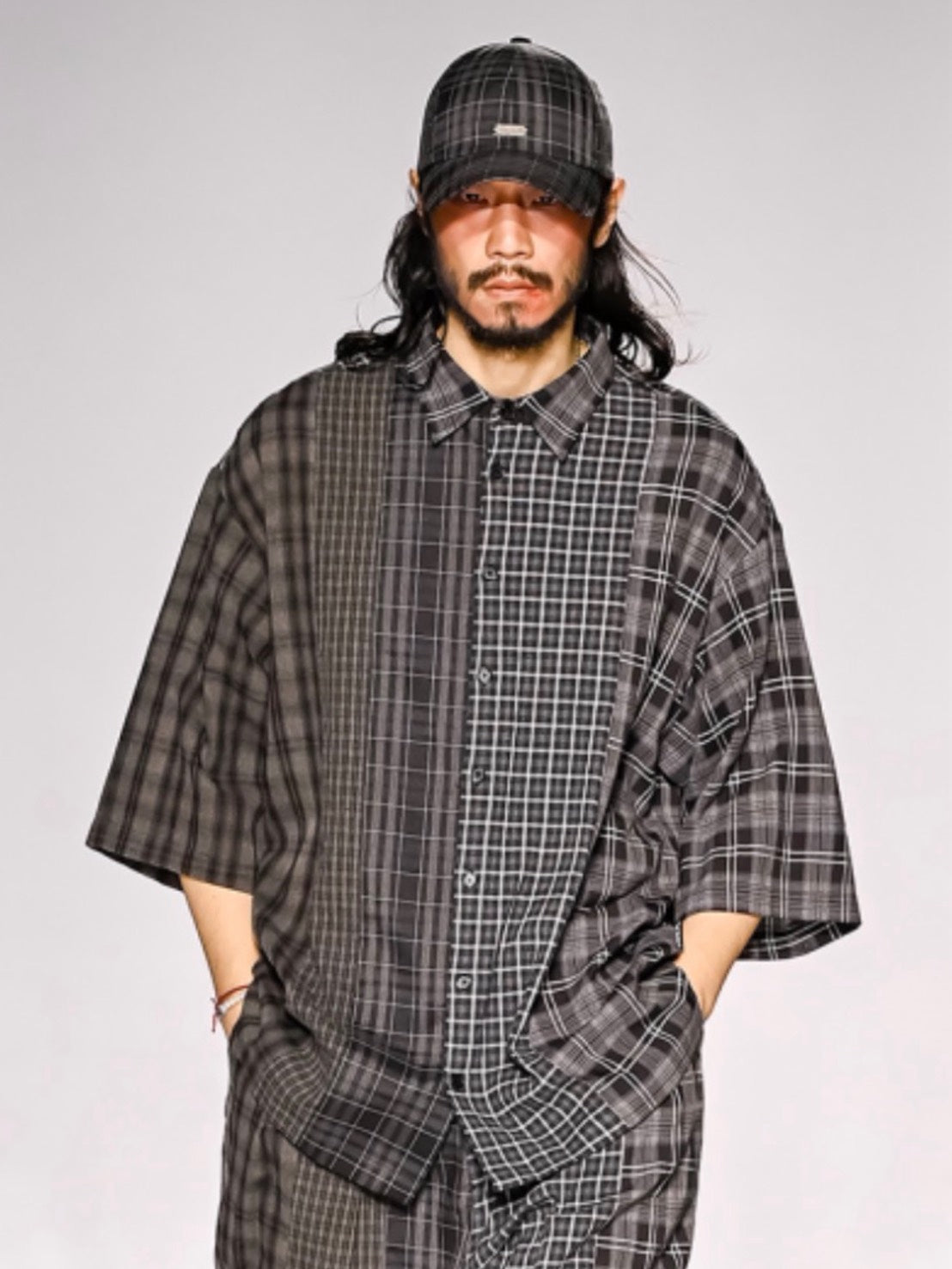 【AJOBYAJO】Check Baseball Cap