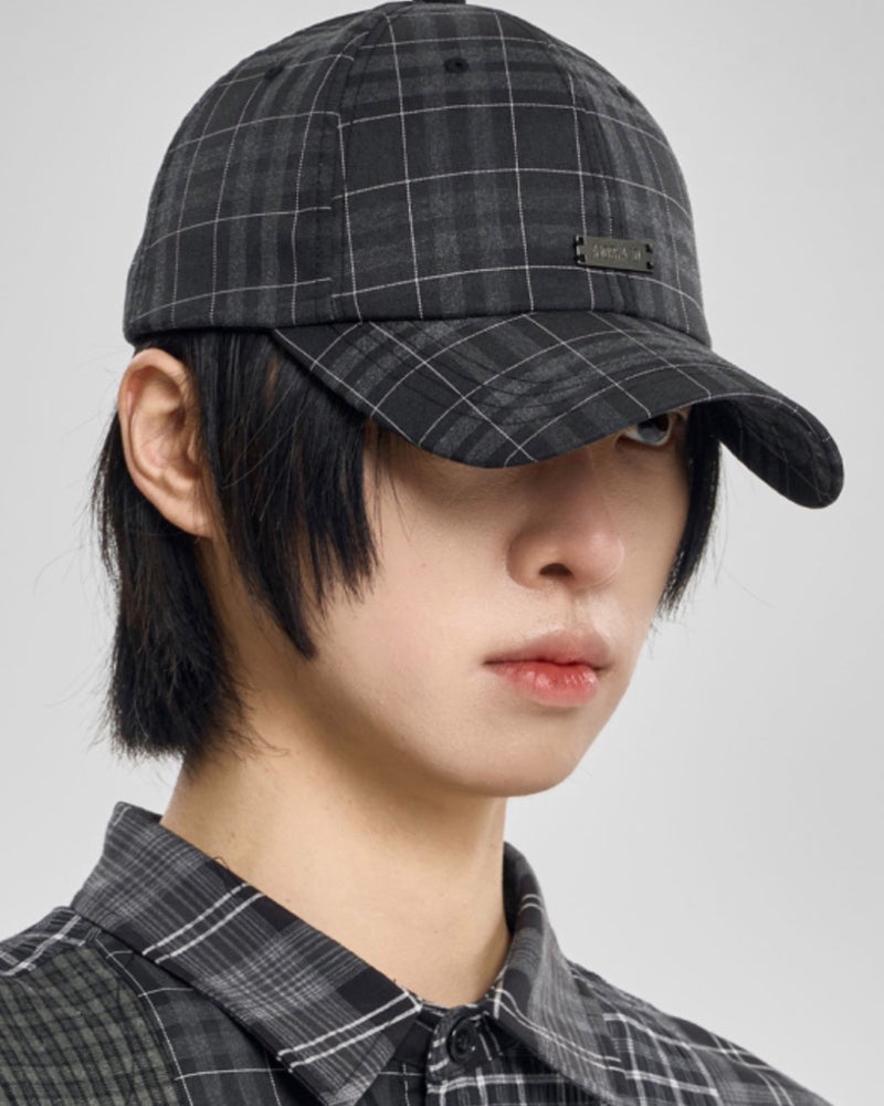 【AJOBYAJO】Check Baseball Cap