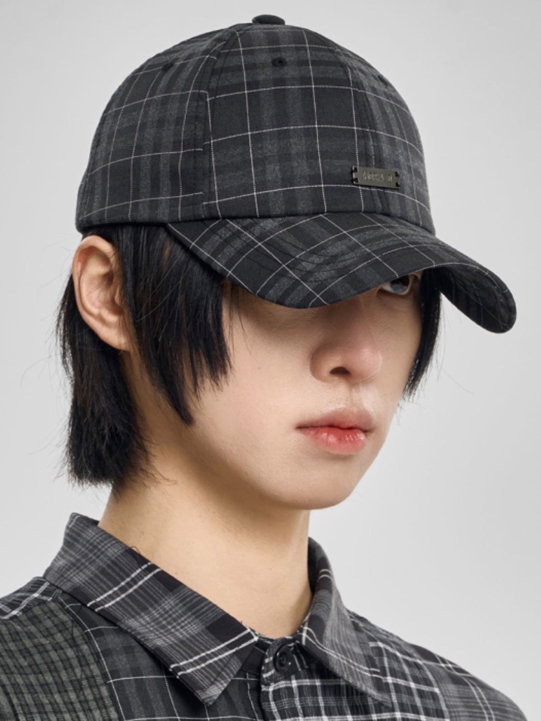 【AJOBYAJO】Check Baseball Cap