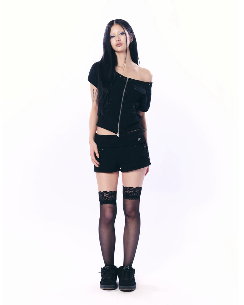 【SETUP‐EXE】KNIT MICRO SHORTS
