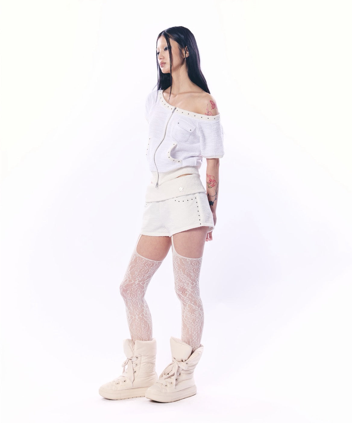 【SETUP‐EXE】KNIT MICRO SHORTS