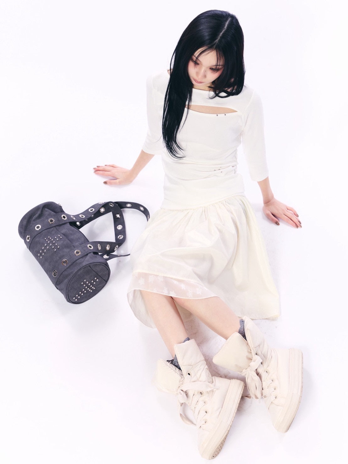 【SETUP‐EXE】EYELET STRAP DUFFLE BAG
