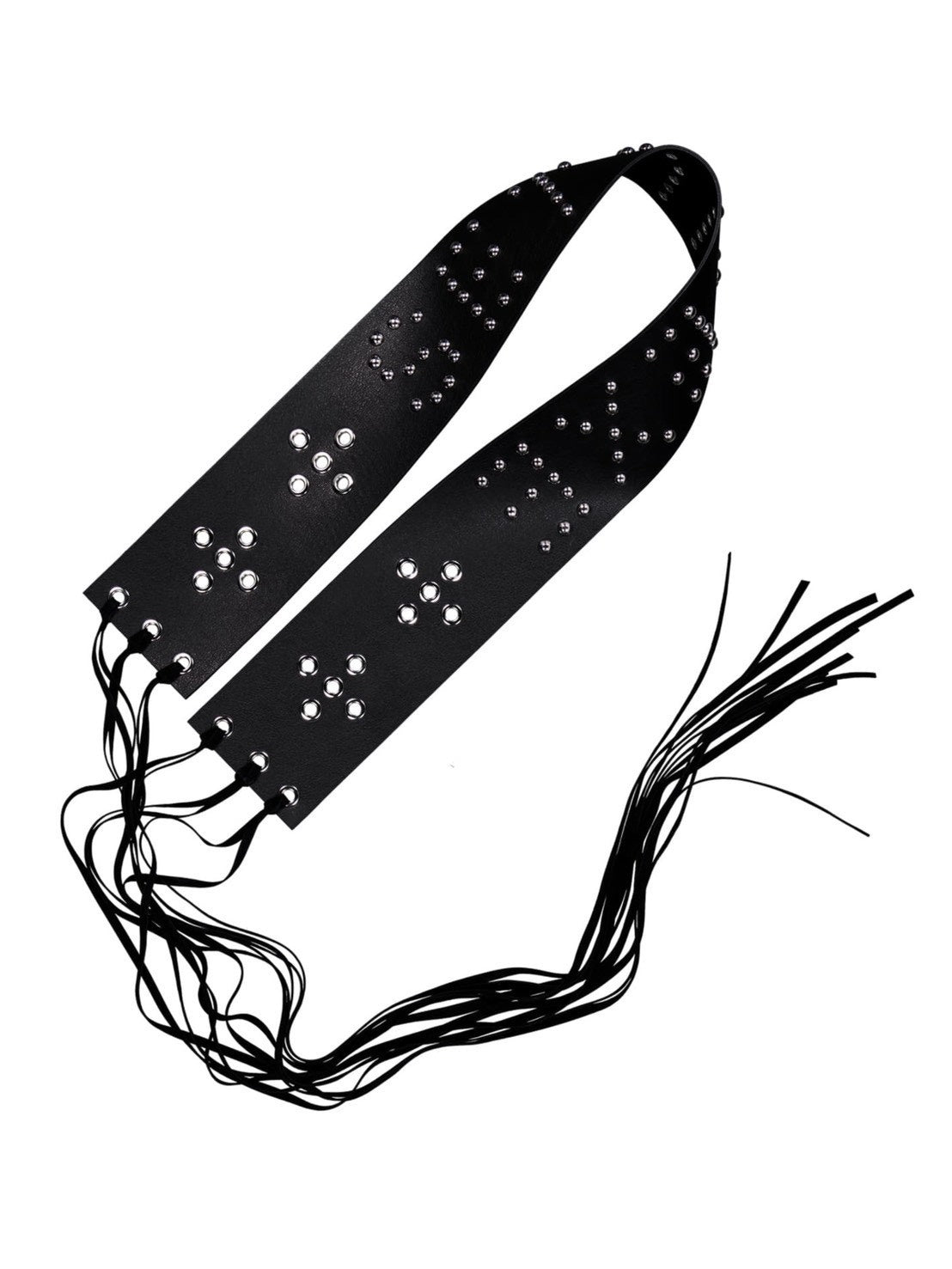 【SETUP‐EXE】LOGO STUDDED TIE BELT