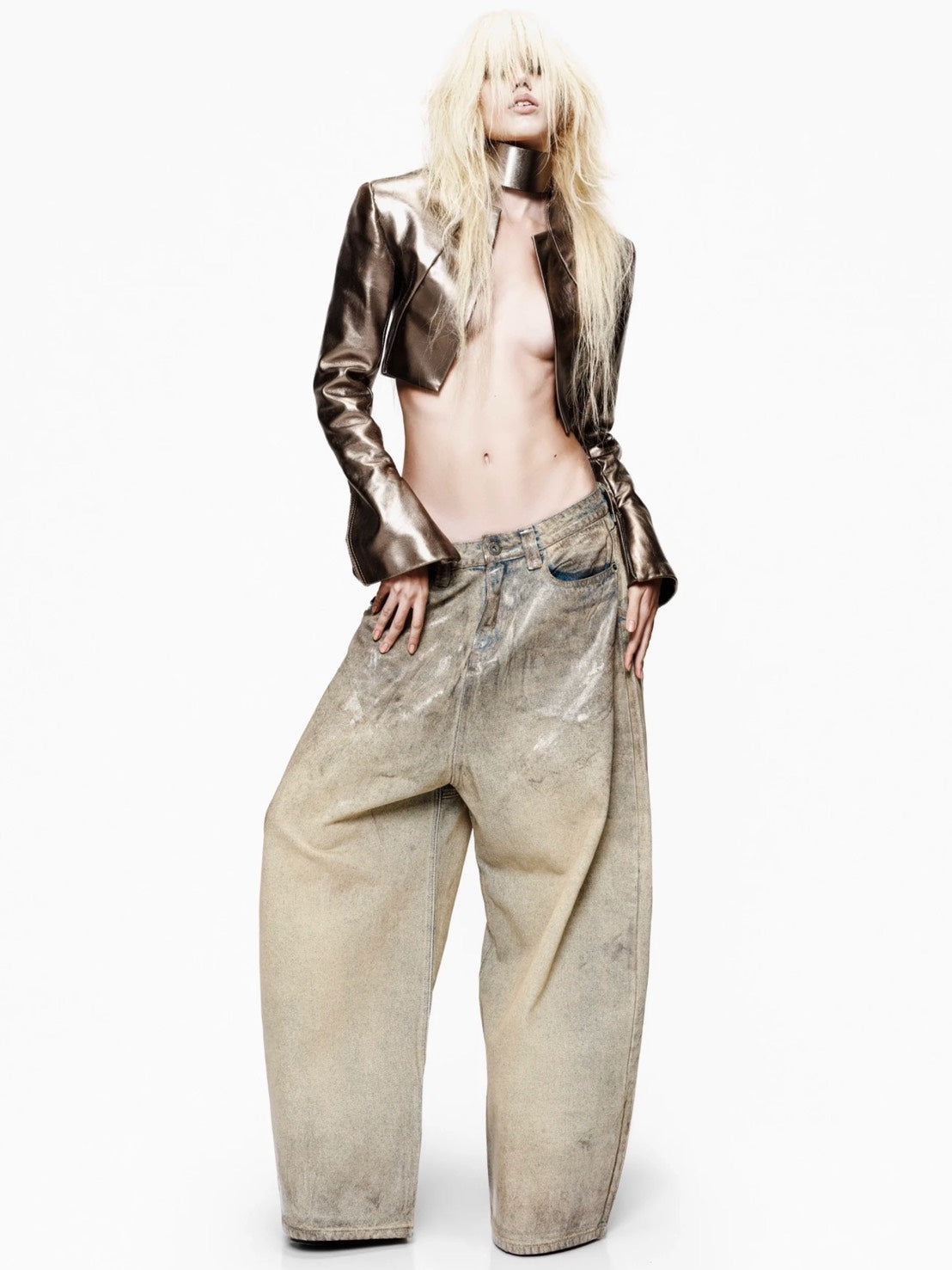 【LATUI ATELIER】SIP & SPILL JEANS