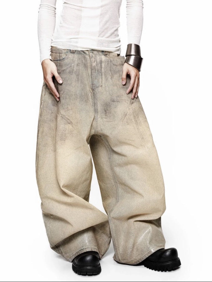 【LATUI ATELIER】SIP & SPILL JEANS