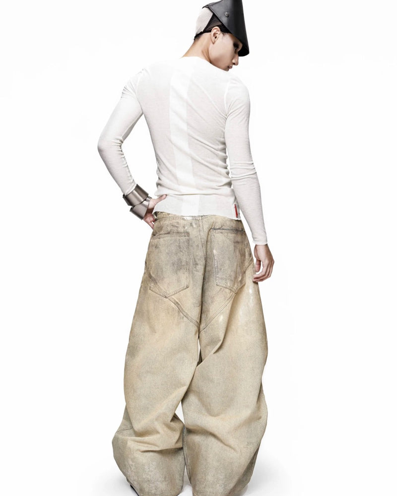 【LATUI ATELIER】SIP & SPILL JEANS