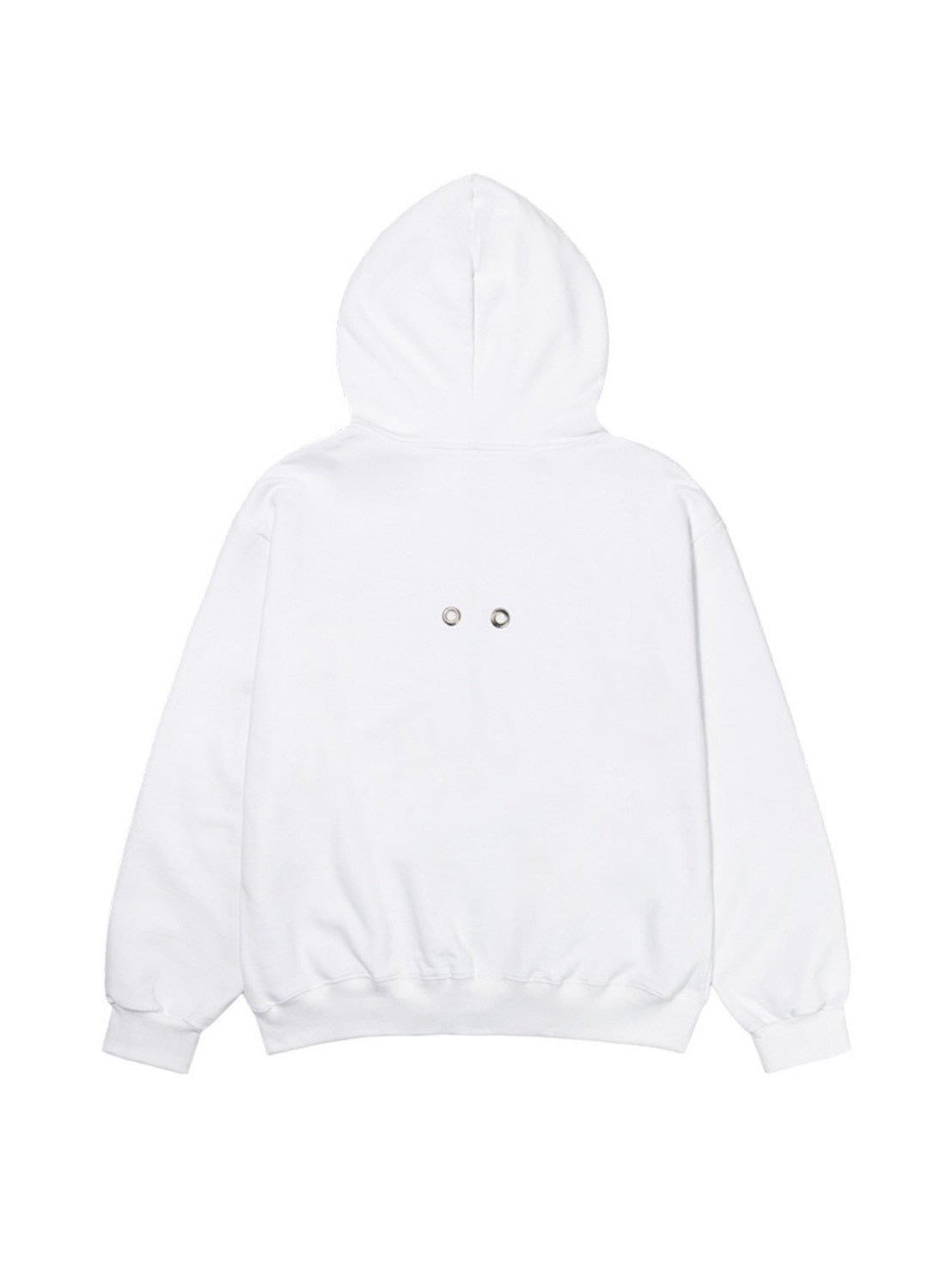 【FANCY CLUB】BIG CROSS EYELET HOODED ZIP-UP