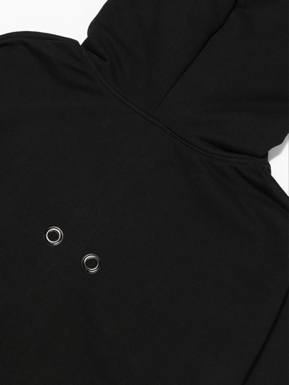 【FANCY CLUB】BIG CROSS EYELET HOODED ZIP-UP