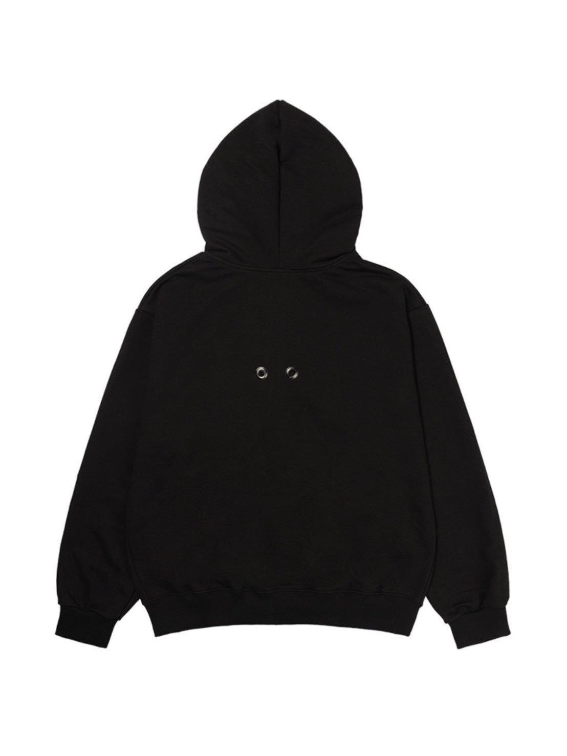 【FANCY CLUB】BIG CROSS EYELET HOODED ZIP-UP