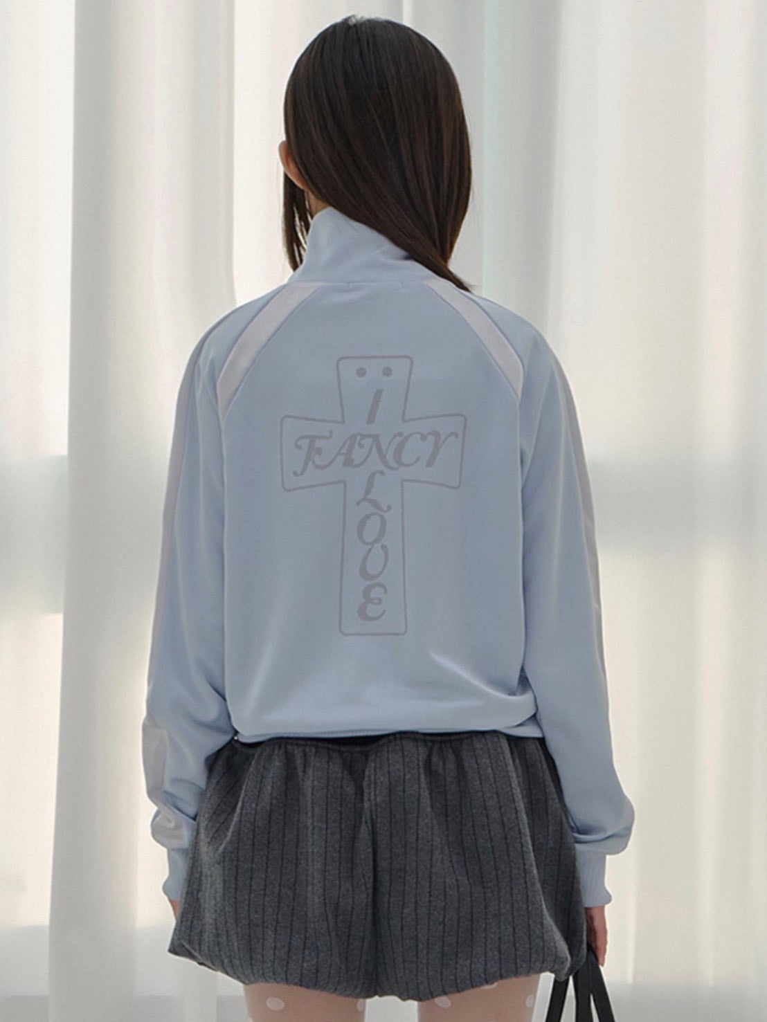 【FANCY CLUB】FROSS GLOSSY TRACK TOP