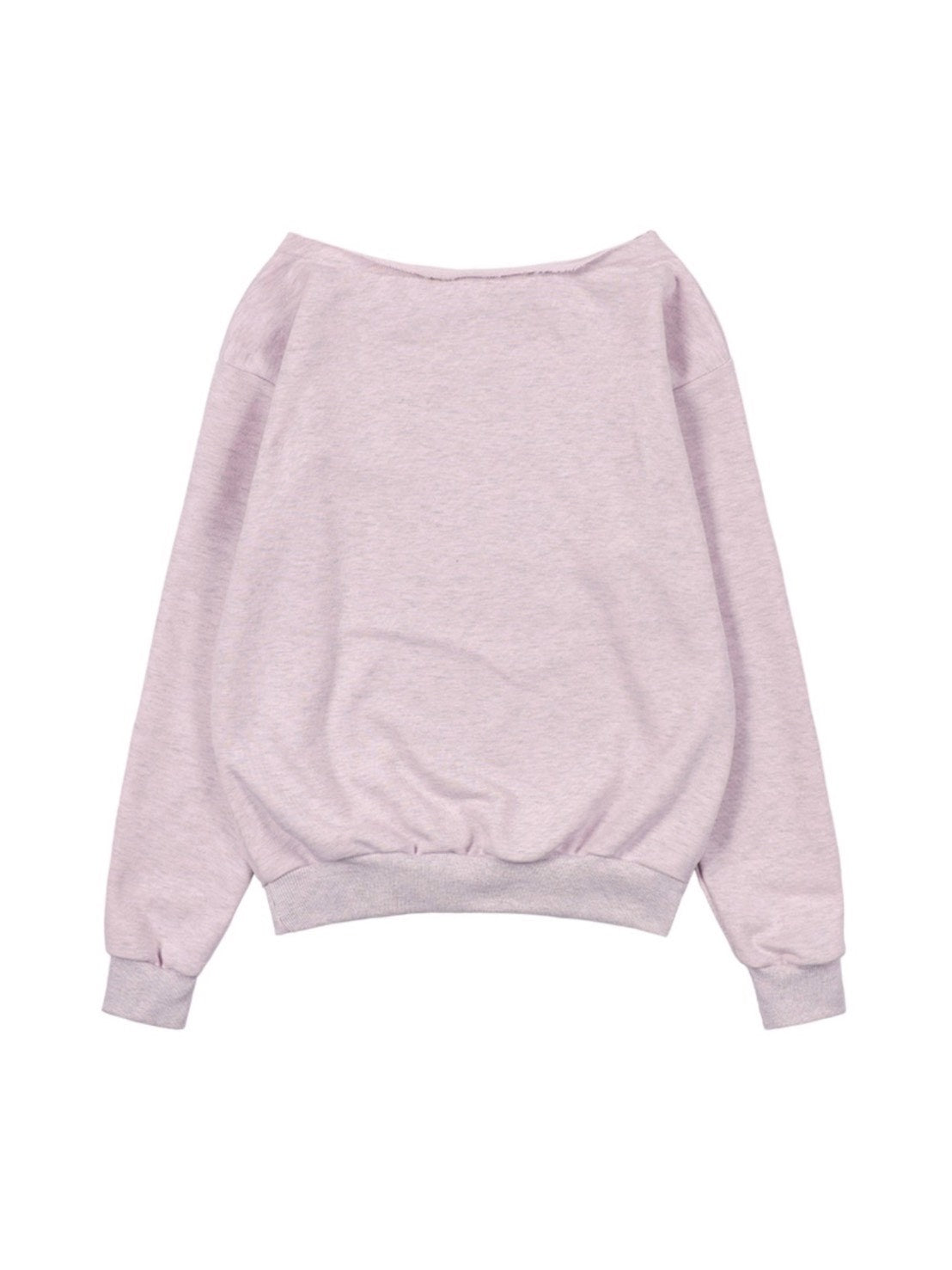【FANCY CLUB】FROSS OFF-SHOULDER SWEATSHIRT