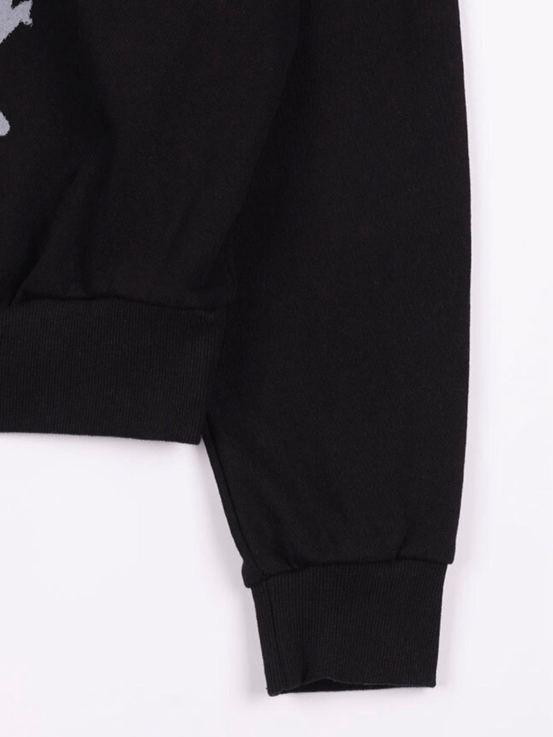 【FANCY CLUB】ONE-SHOULDER BUCKLE SWEATSHIRT