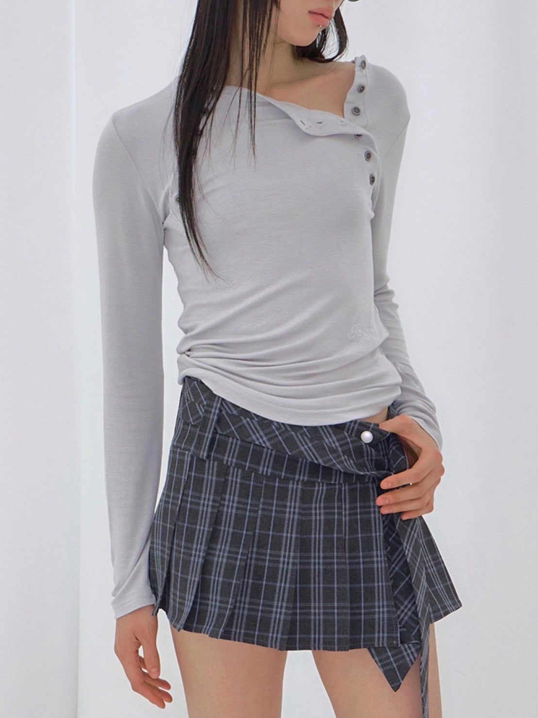 【FANCY CLUB】MOVE BUTTON LONG SLEEVE