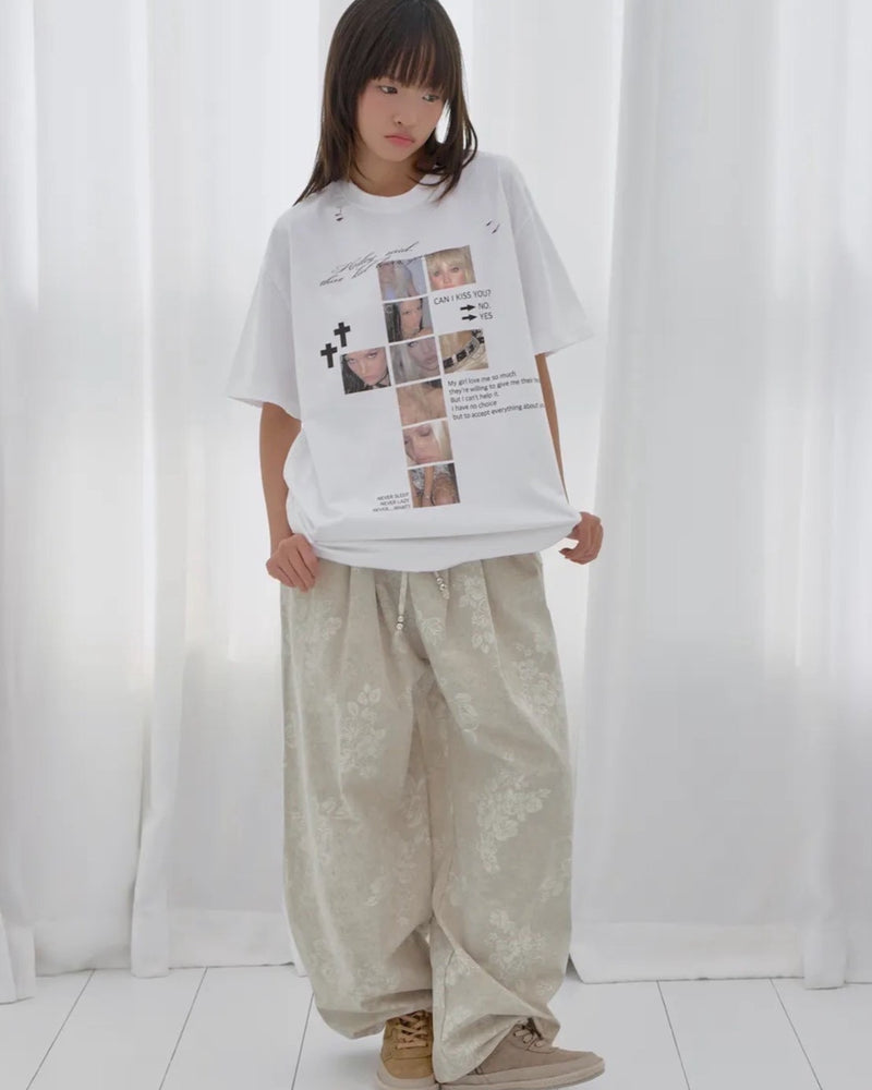 【FANCY CLUB】DAMAGE FEARLESS TEE