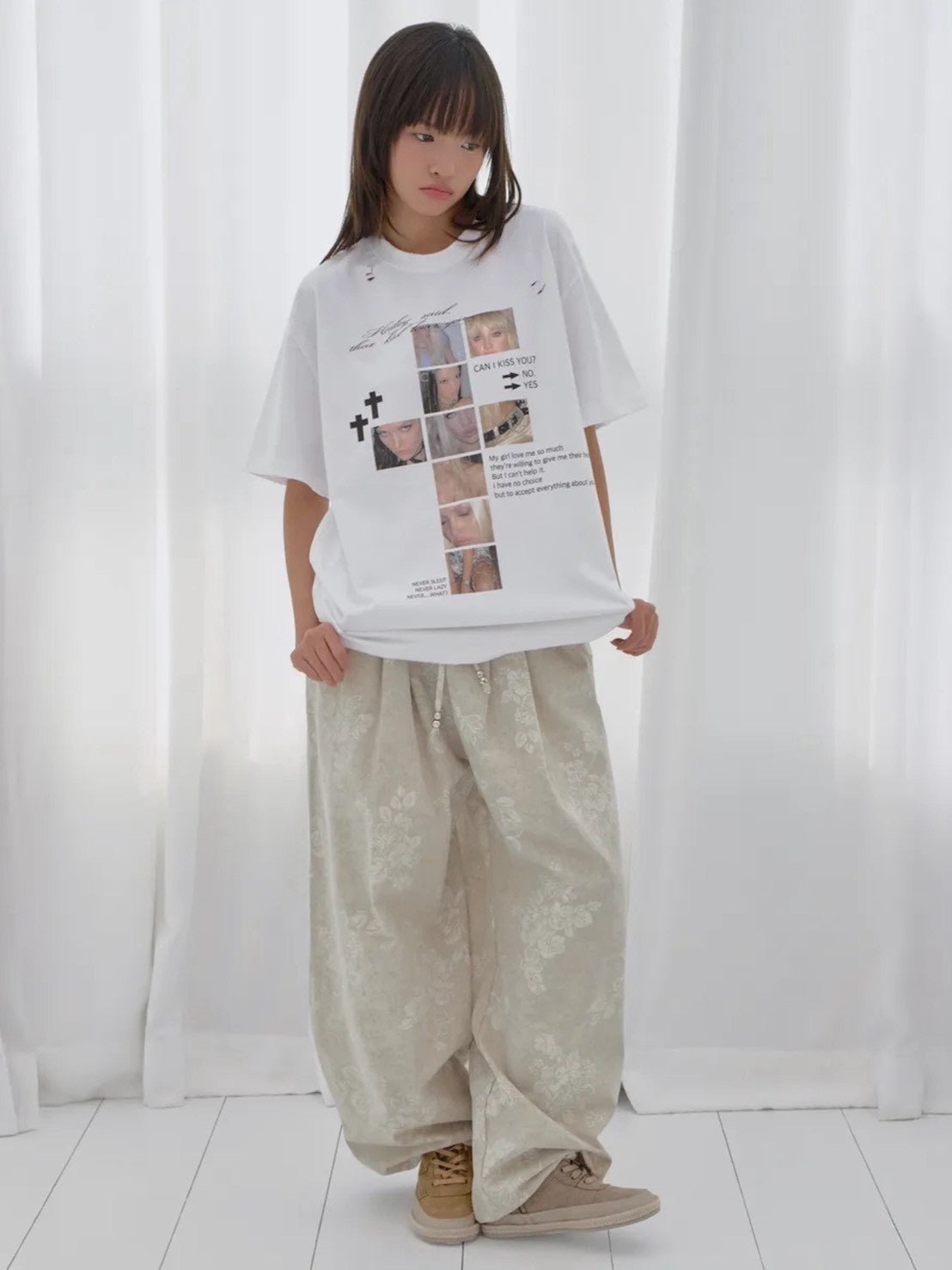 【FANCY CLUB】DAMAGE FEARLESS TEE