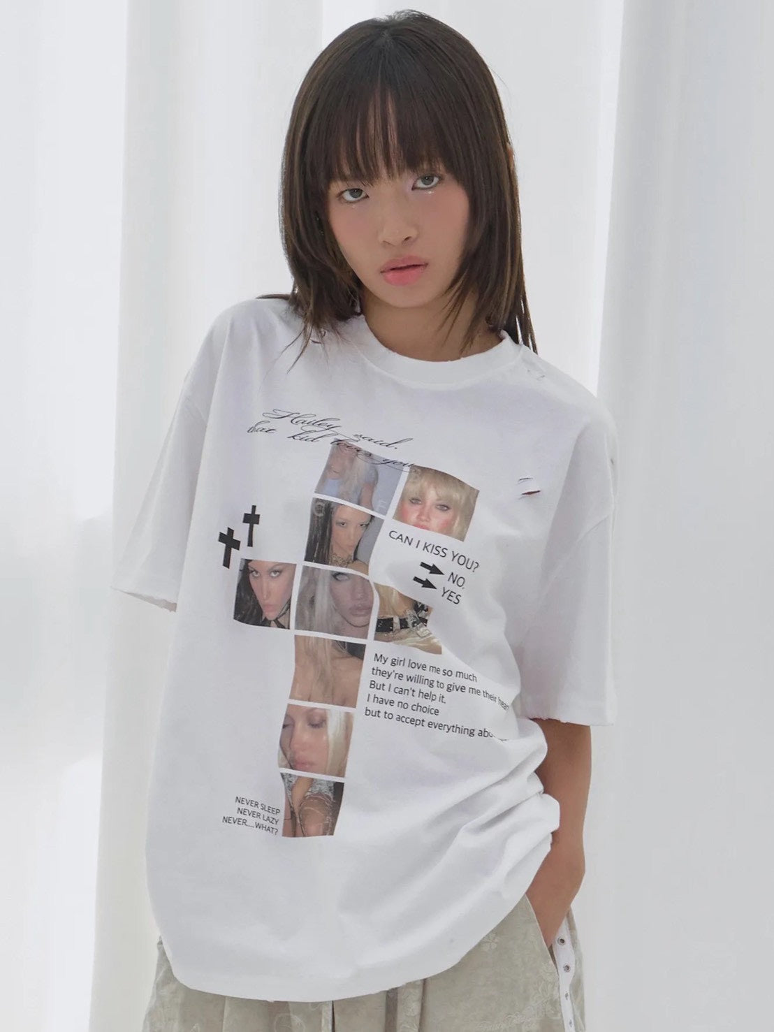 【FANCY CLUB】DAMAGE FEARLESS TEE