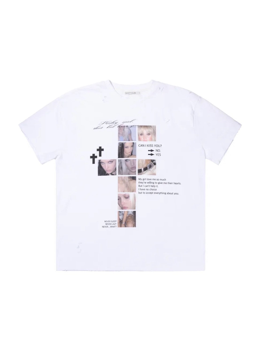 【FANCY CLUB】DAMAGE FEARLESS TEE