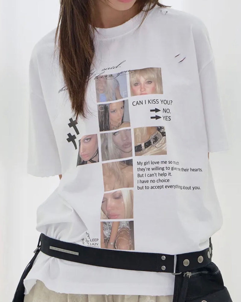 【FANCY CLUB】DAMAGE FEARLESS TEE