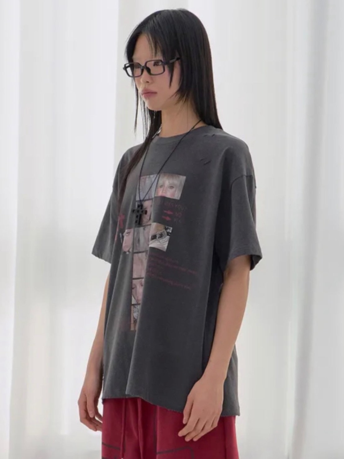 【FANCY CLUB】DAMAGE FEARLESS TEE