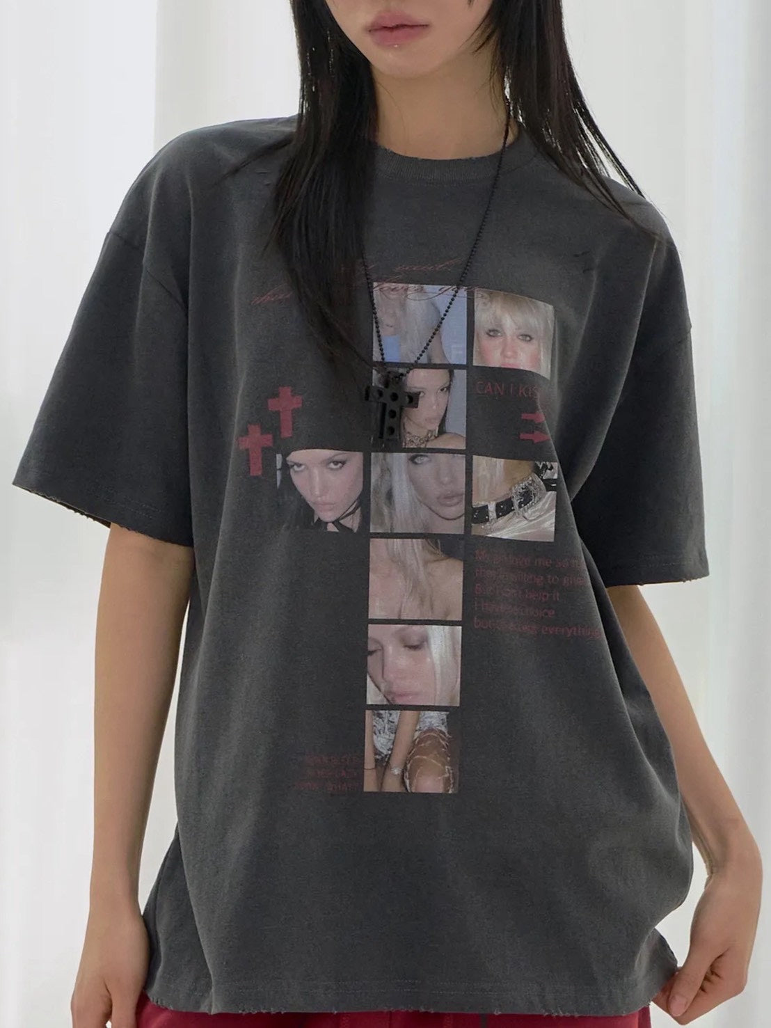 【FANCY CLUB】DAMAGE FEARLESS TEE