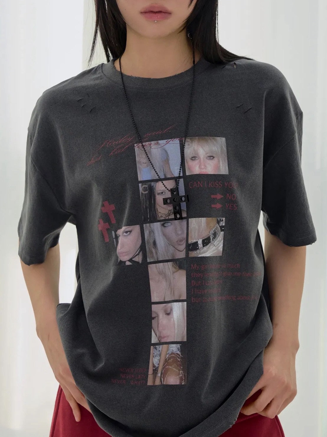 【FANCY CLUB】DAMAGE FEARLESS TEE