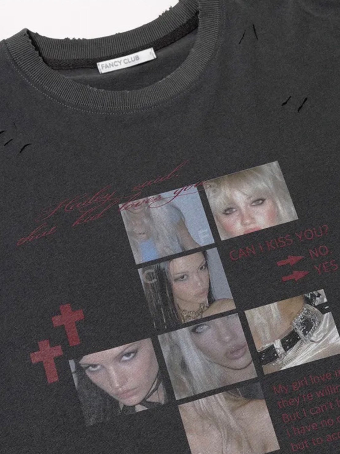 【FANCY CLUB】DAMAGE FEARLESS TEE