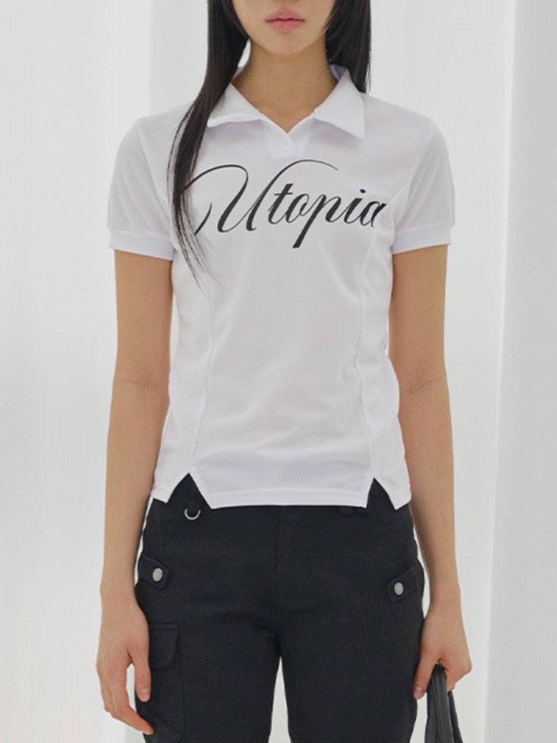 【FANCY CLUB】UTOPIA COLLAR TEE