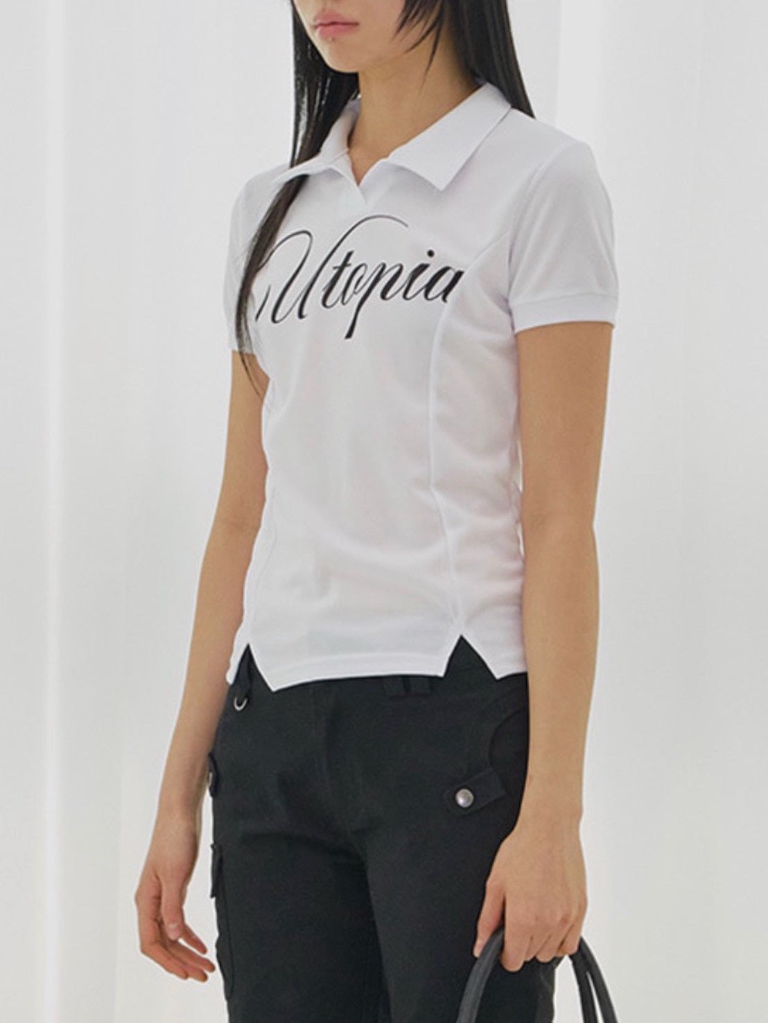 【FANCY CLUB】UTOPIA COLLAR TEE