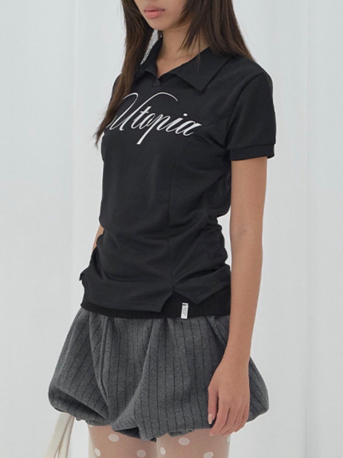 【FANCY CLUB】UTOPIA COLLAR TEE