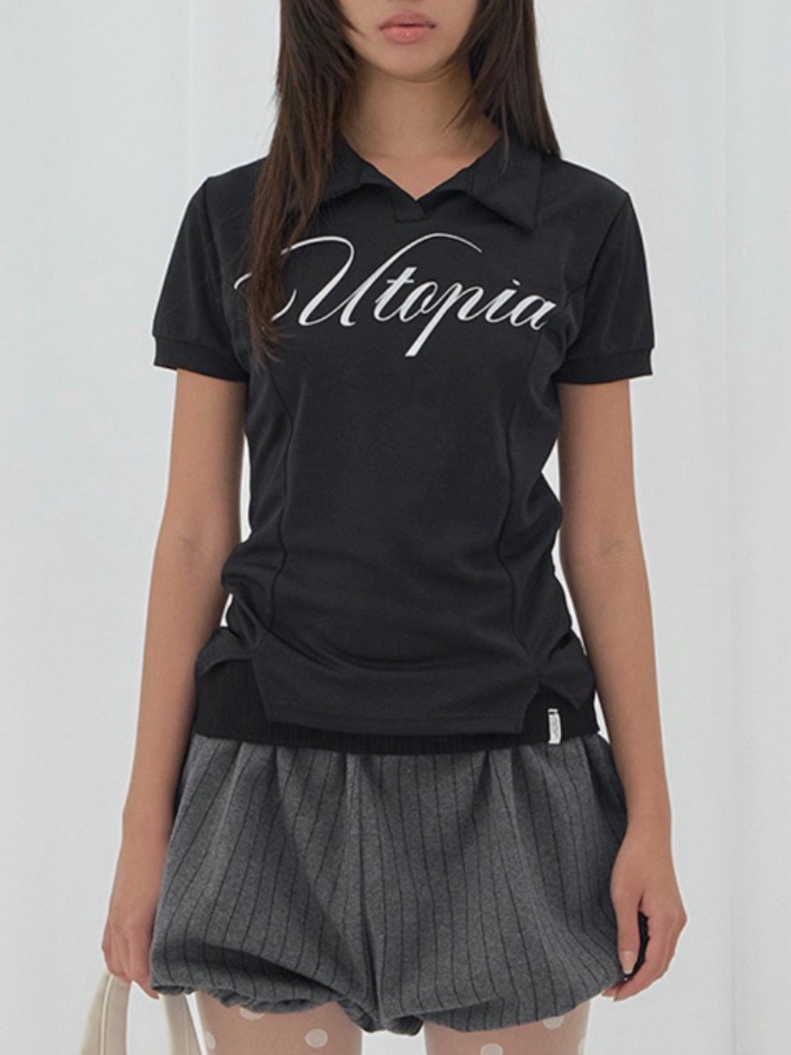 【FANCY CLUB】UTOPIA COLLAR TEE