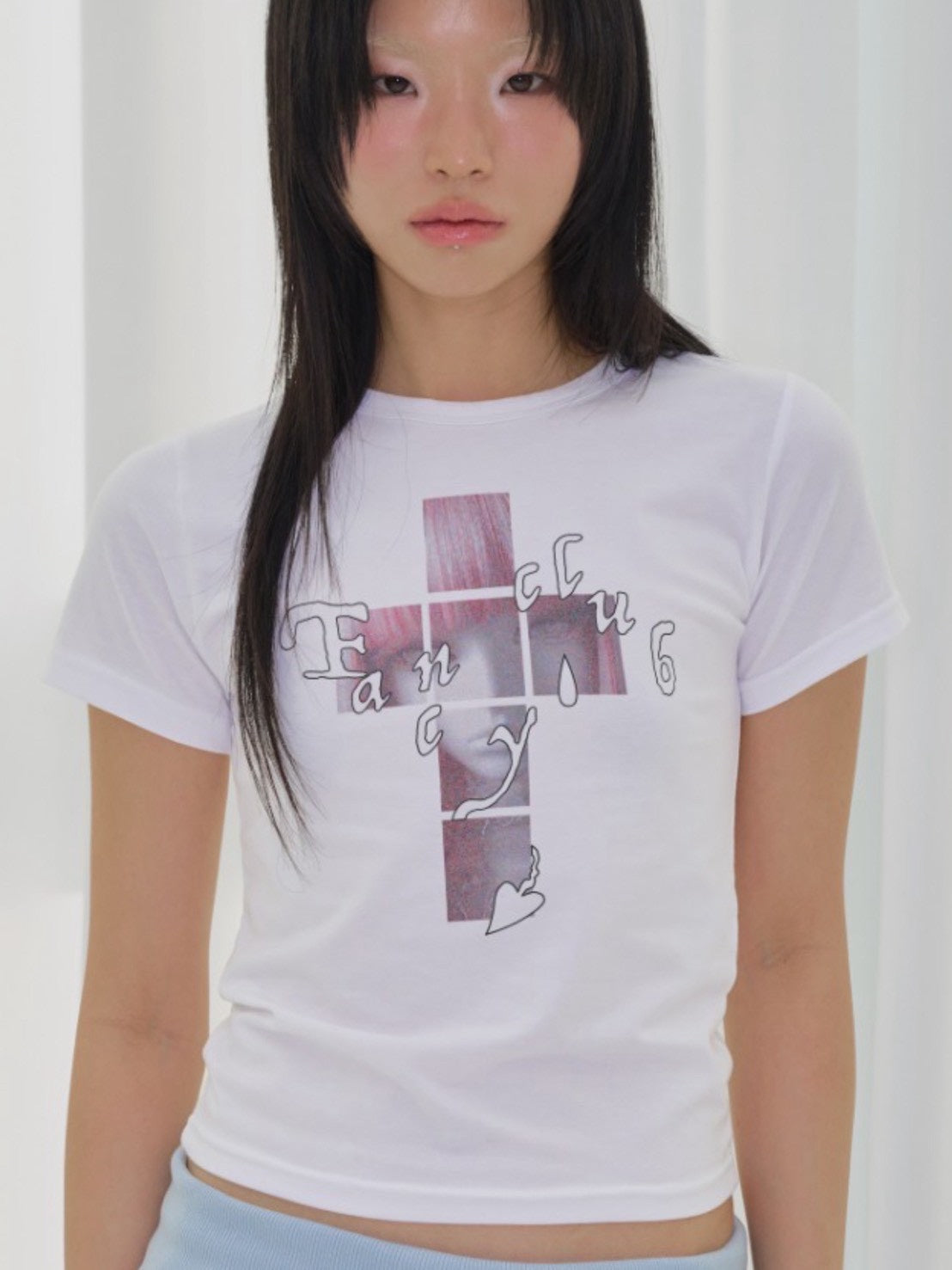 【FANCY CLUB】CROSS KIRA TEE