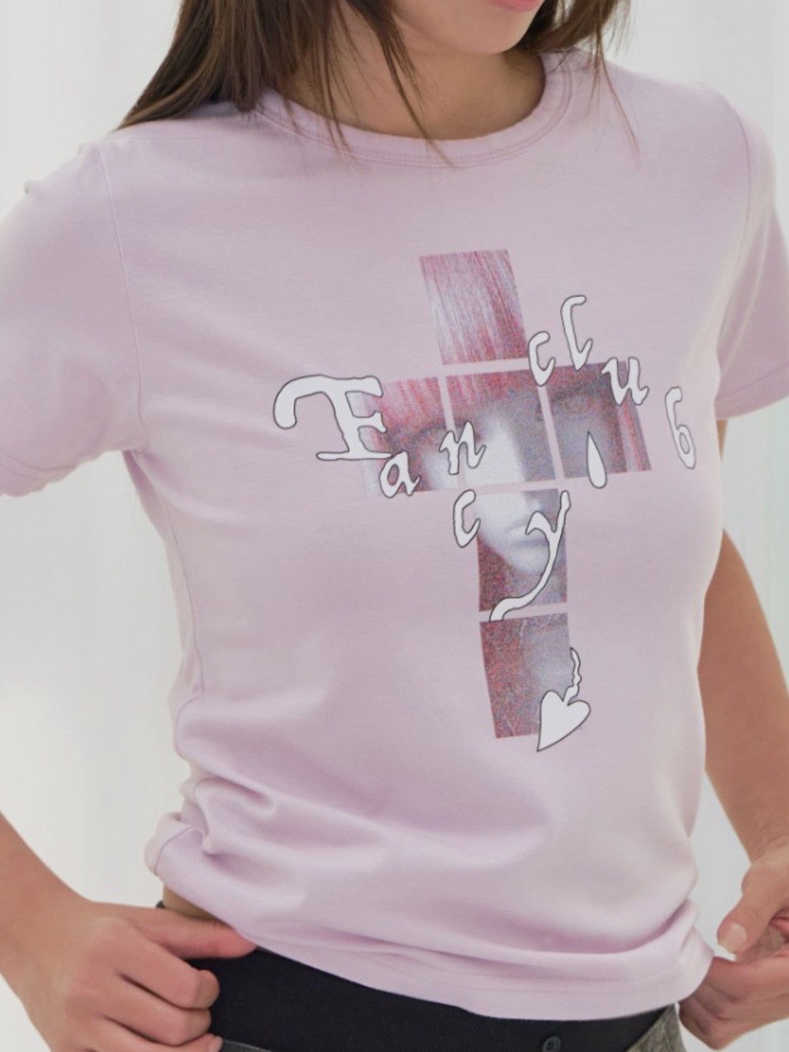 【FANCY CLUB】CROSS KIRA TEE