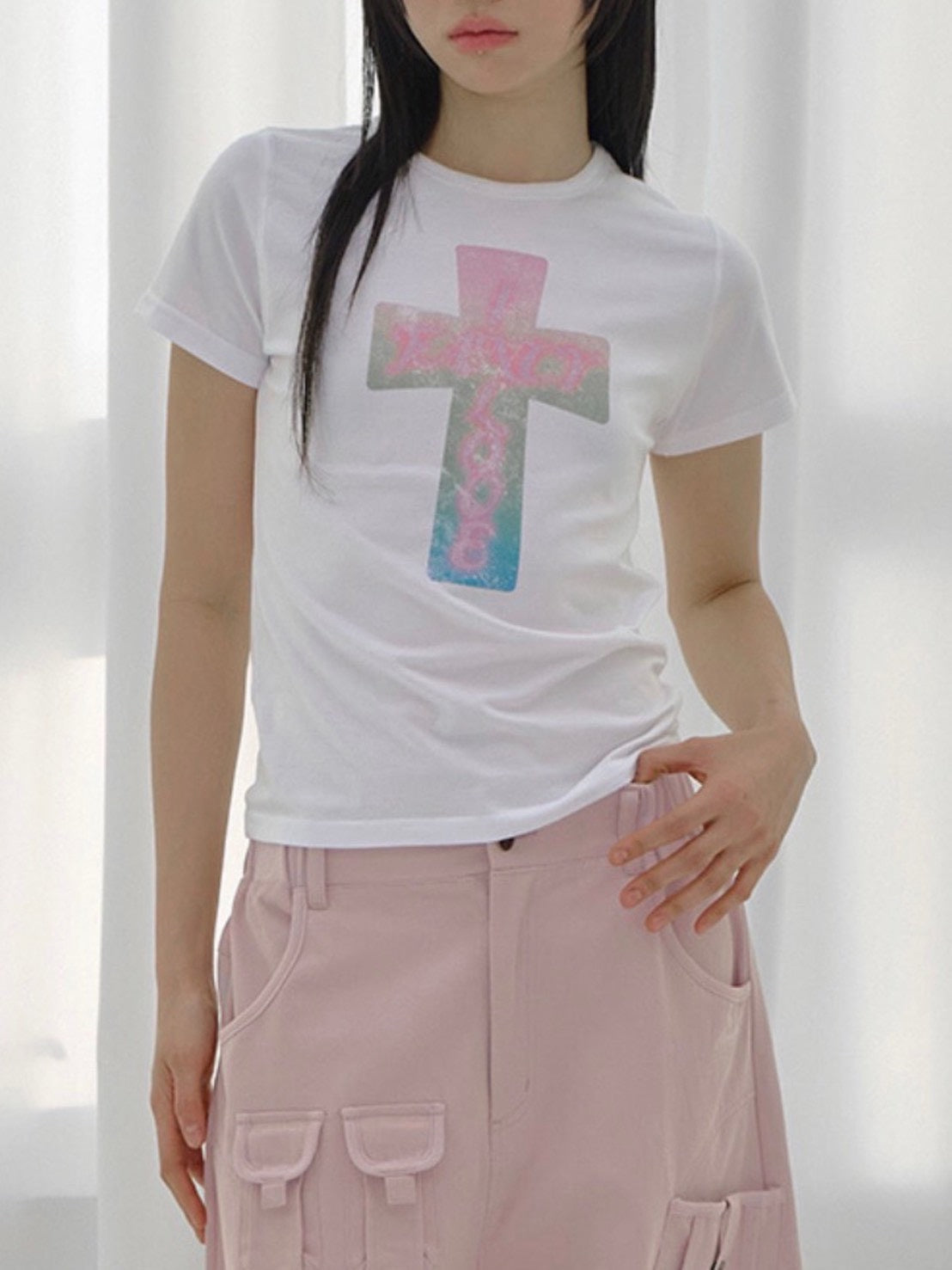 【FANCY CLUB】FROSS GLOSSY TEE