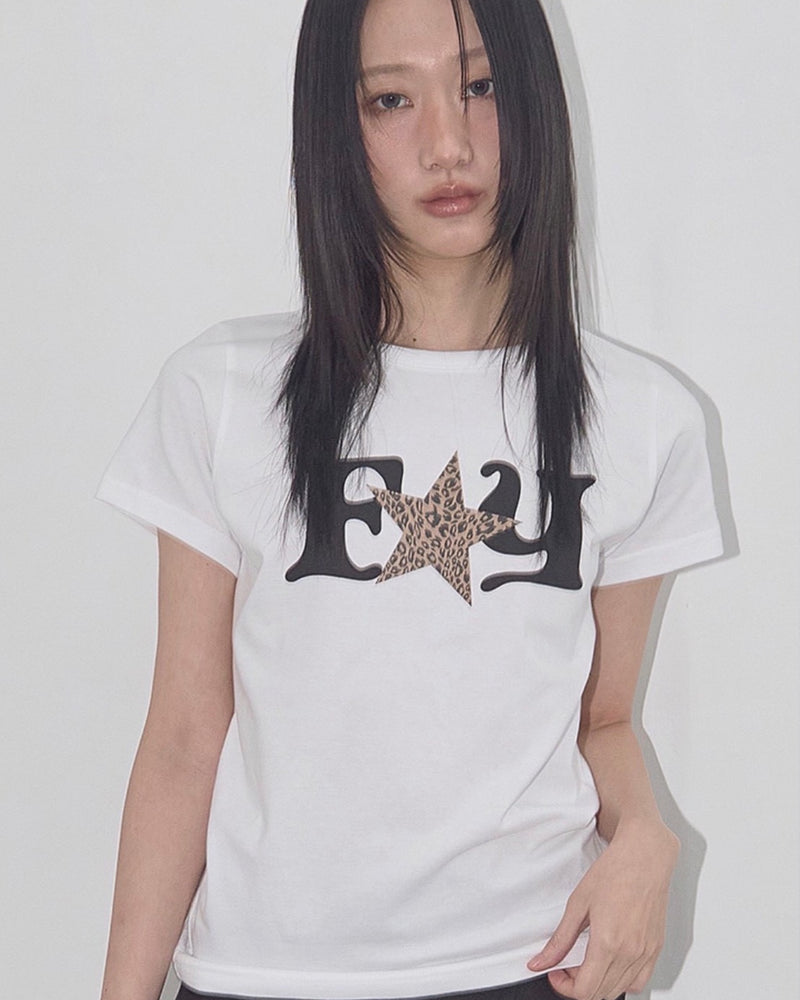 【NASTY FANCY CLUB】FY LEOPARD TEE