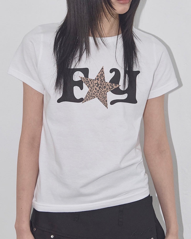 【NASTY FANCY CLUB】FY LEOPARD TEE