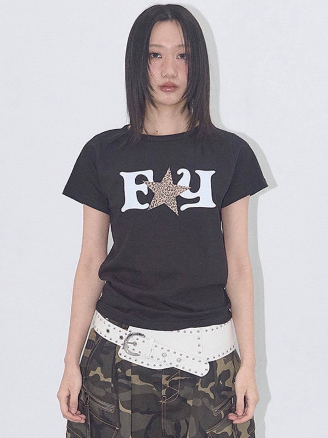 【NASTY FANCY CLUB】FY LEOPARD TEE
