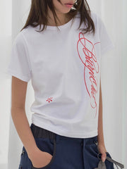 【FANCY CLUB】BURNING LEAF TEE