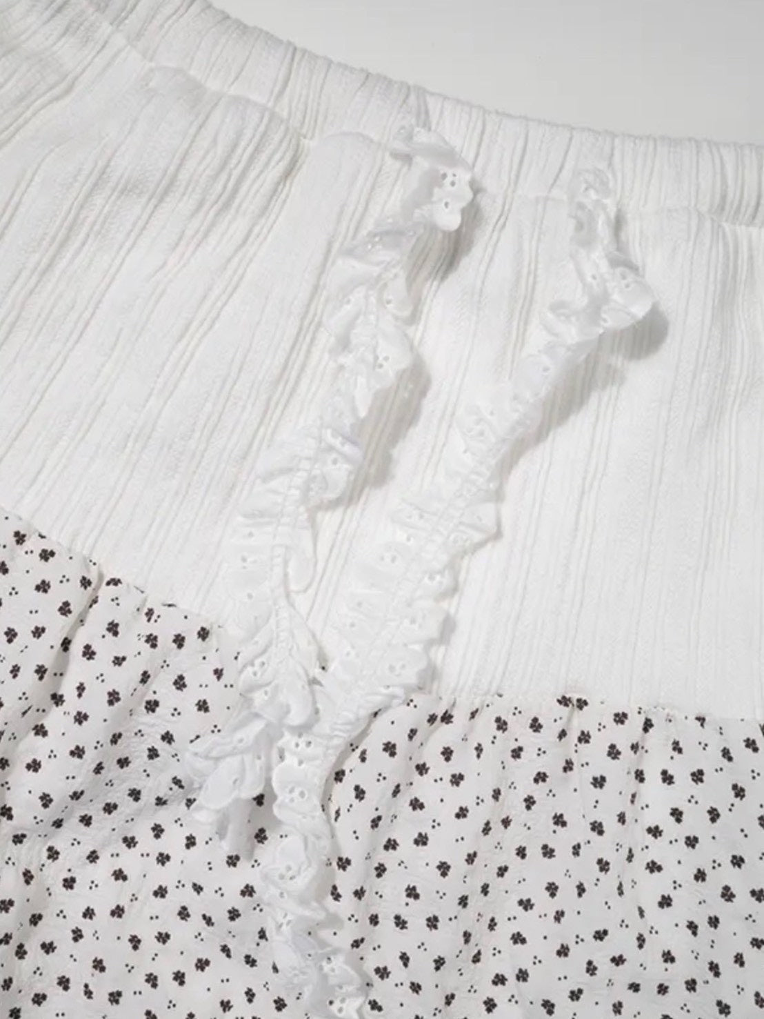 【FANCY CLUB】FLORAL LACE CANCAN LONG SKIRT
