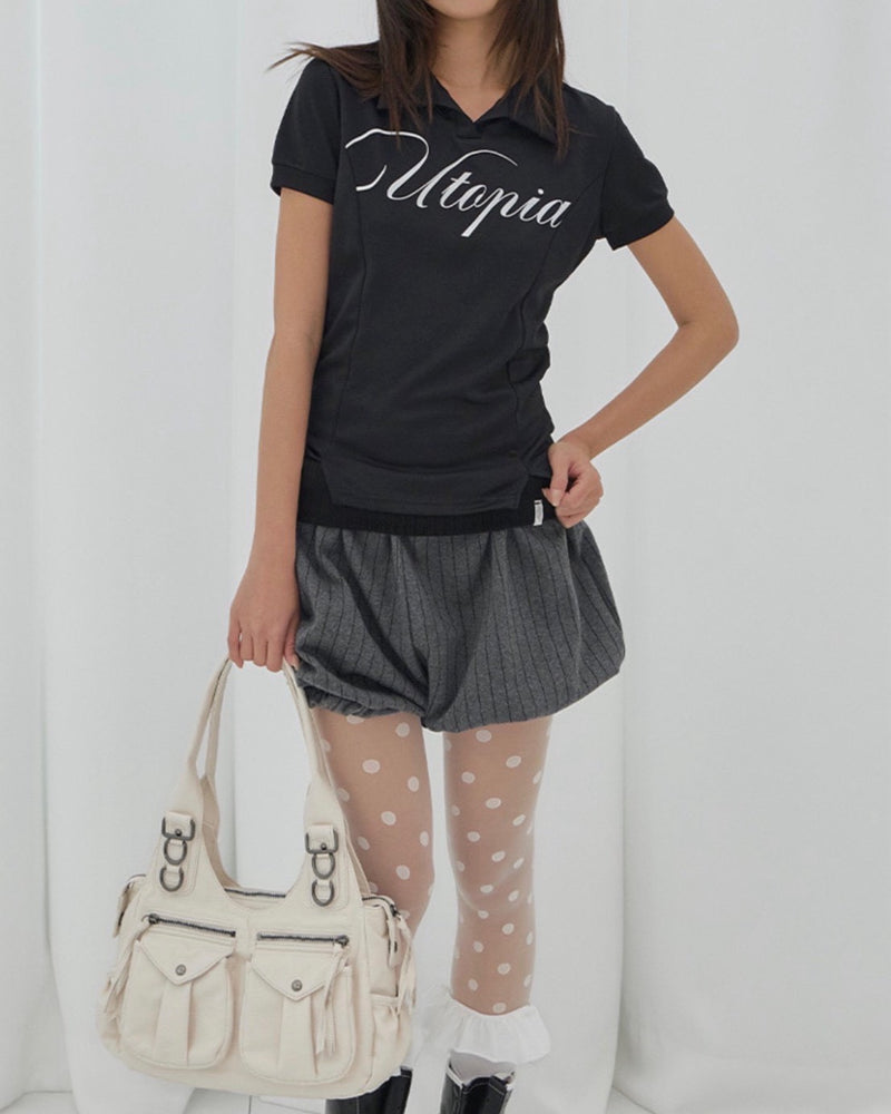 【FANCY CLUB】BANDING PUMPKIN SHORTS
