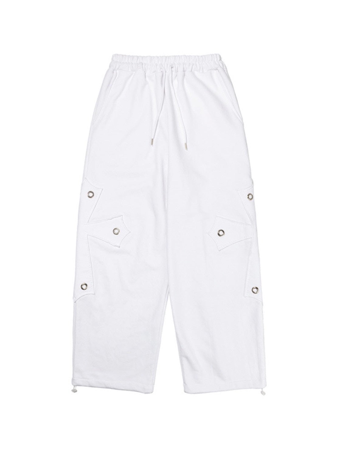 【FANCY CLUB】BIG CROSS EYELET SWEATPANTS